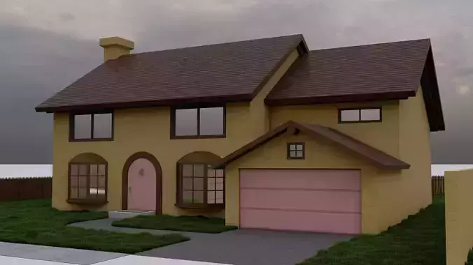 The Simpsons House 3D model