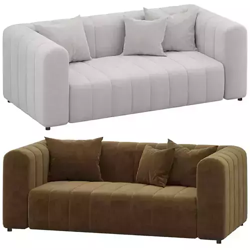 Four Hands Langham Sofa by homescapes 3D model