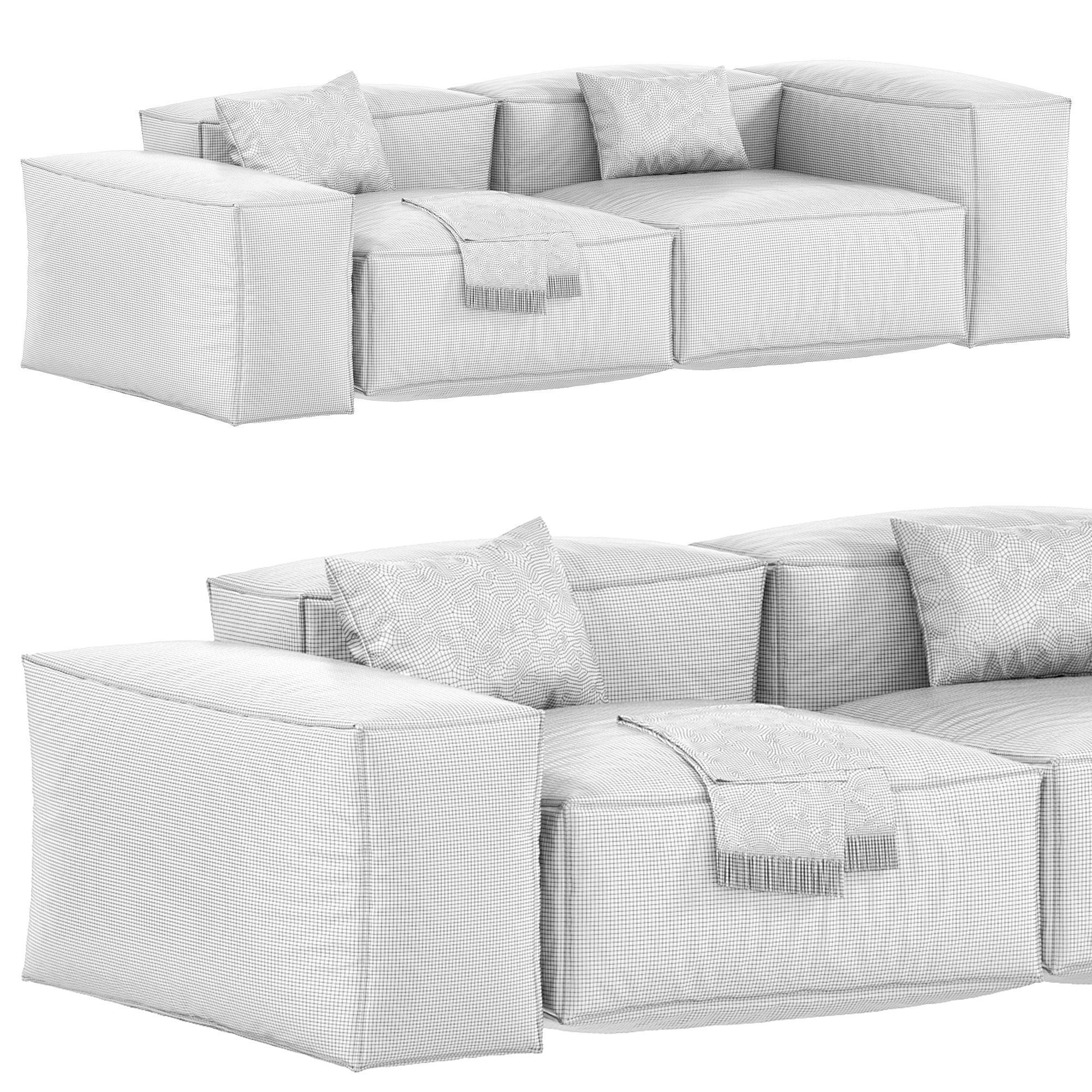 Neowall sofa 3D model_2