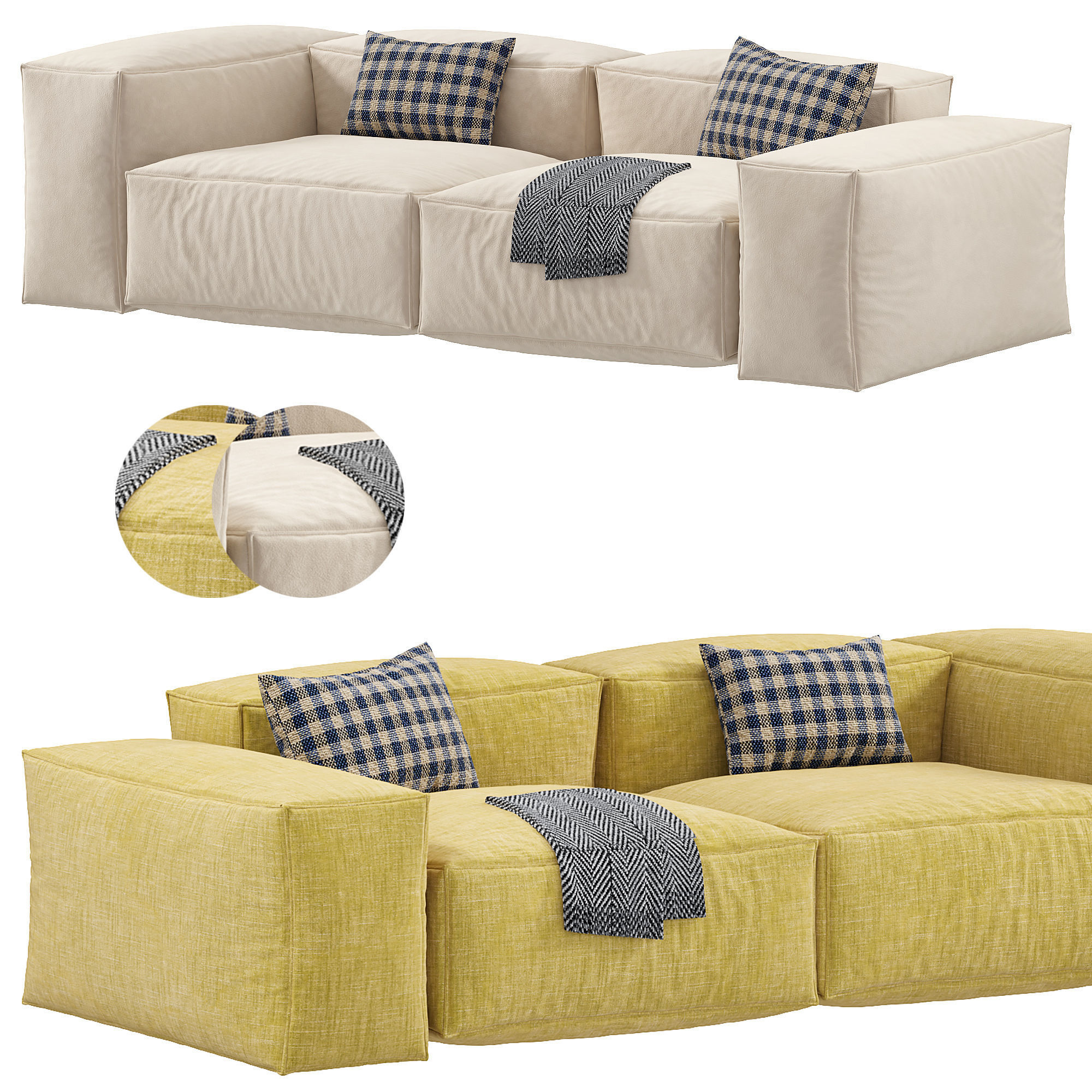 Neowall sofa 3D model_1