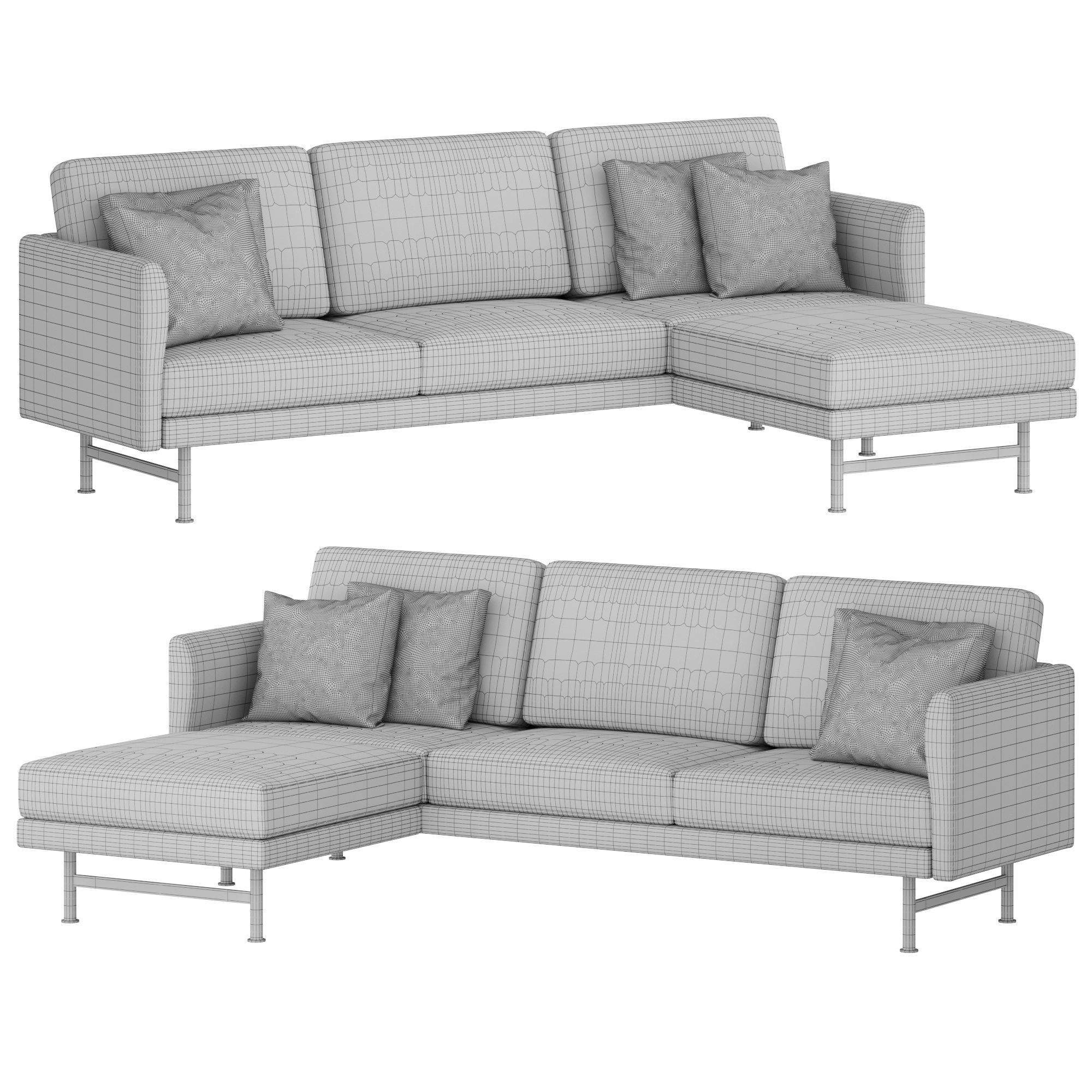 Calmo 3 sofas by twentytwentyone 3D model_2