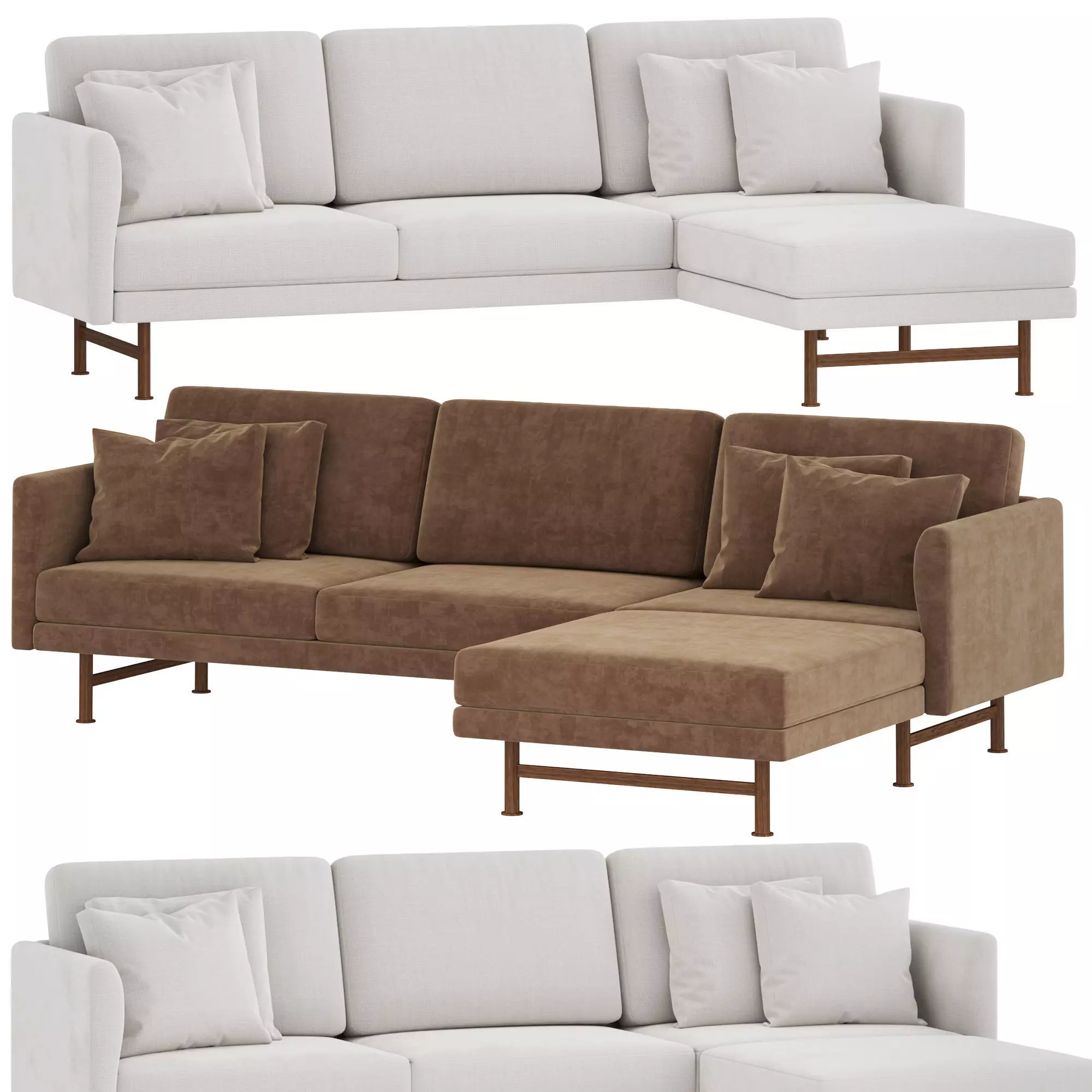 Calmo 3 sofas by twentytwentyone 3D model_0