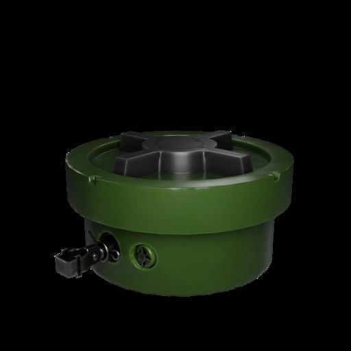 Landmines Low Poly 3d Model  Low-poly 3D model_26