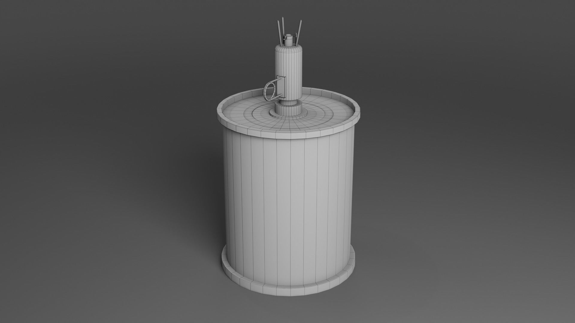 Landmines Low Poly 3d Model  Low-poly 3D model_23