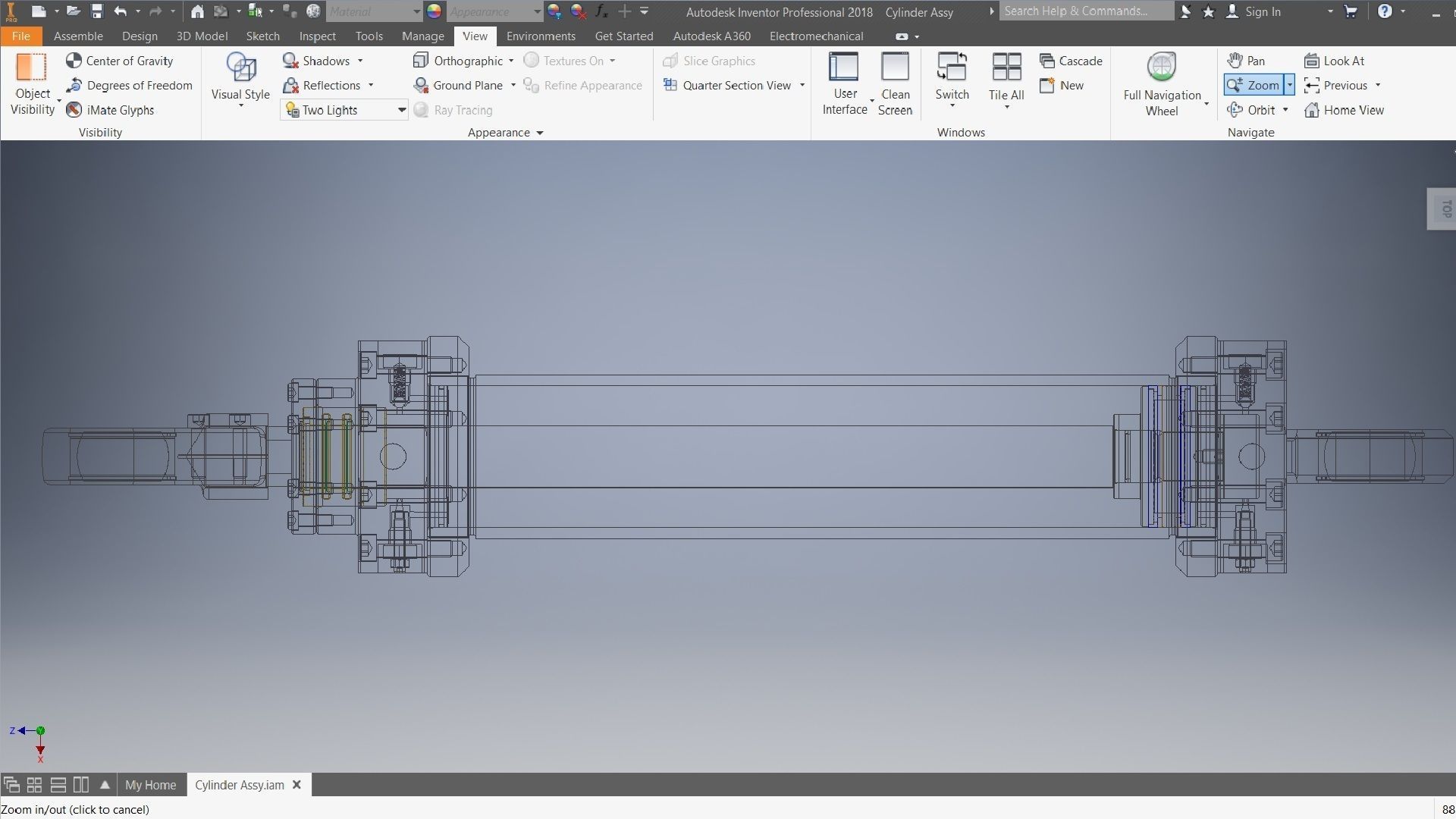 Hydraulic Cylinder 3D Model 3D model_6