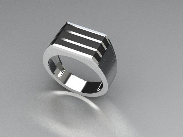 ring men 3D print model_1