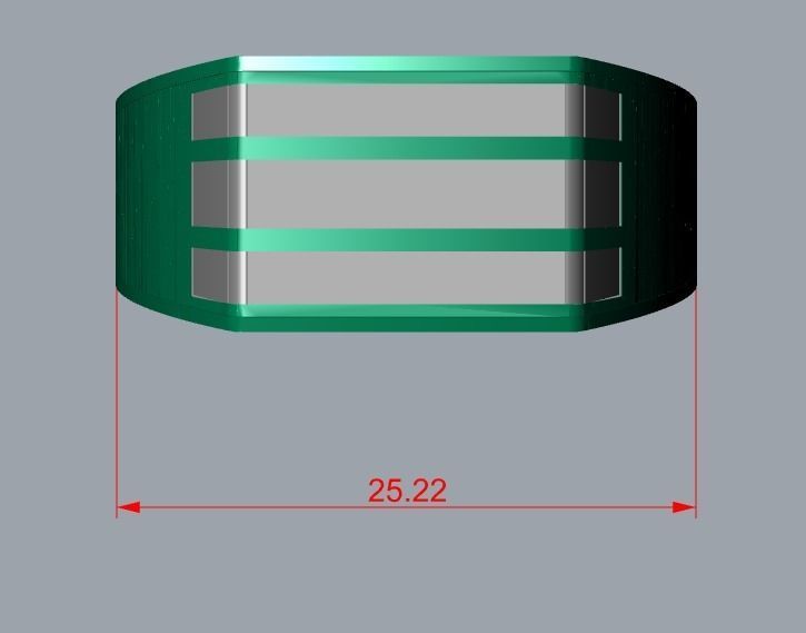 ring men 3D print model_6