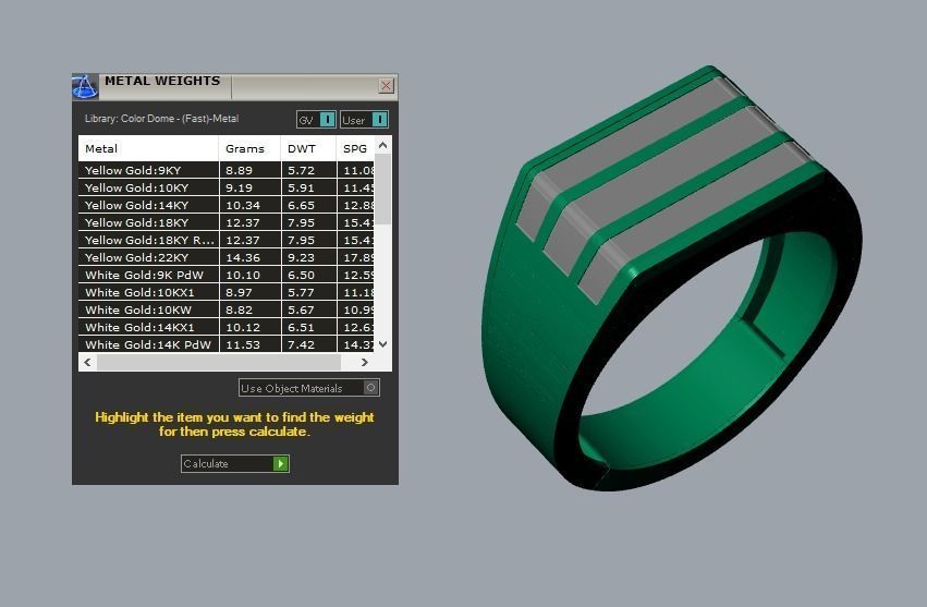 ring men 3D print model_4