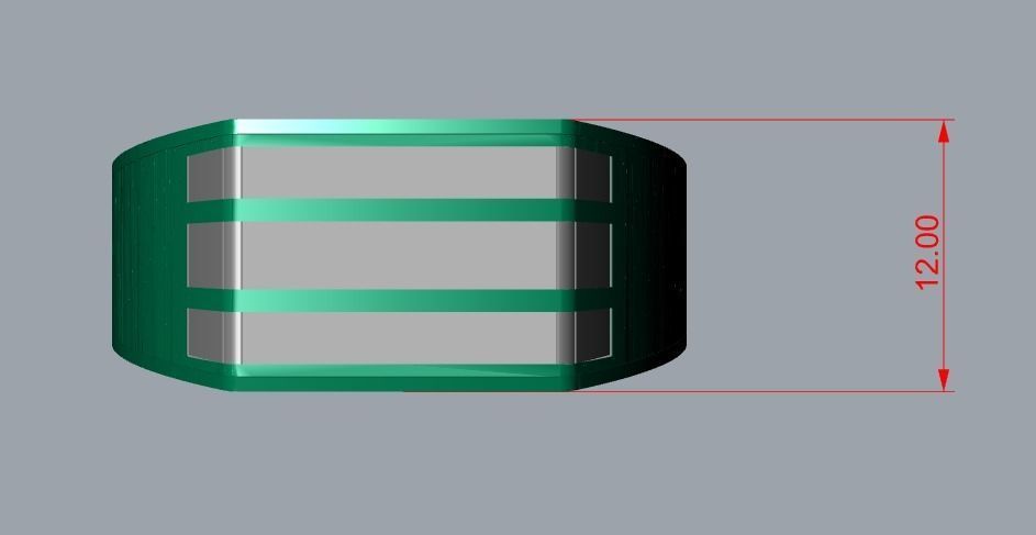 ring men 3D print model_5