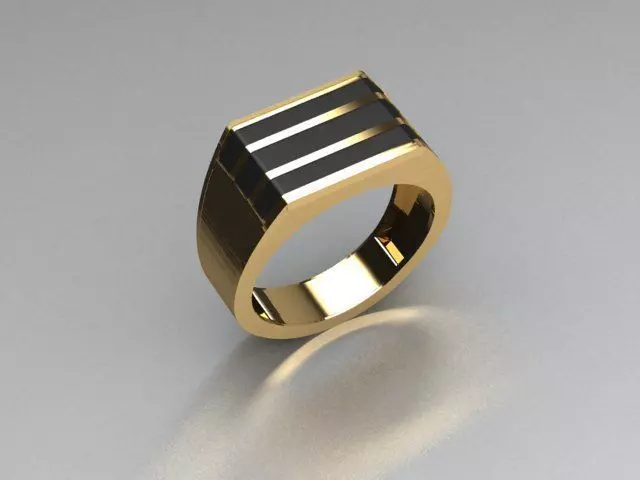 ring men 3D print model_0