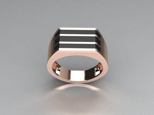 ring men 3D print model_2