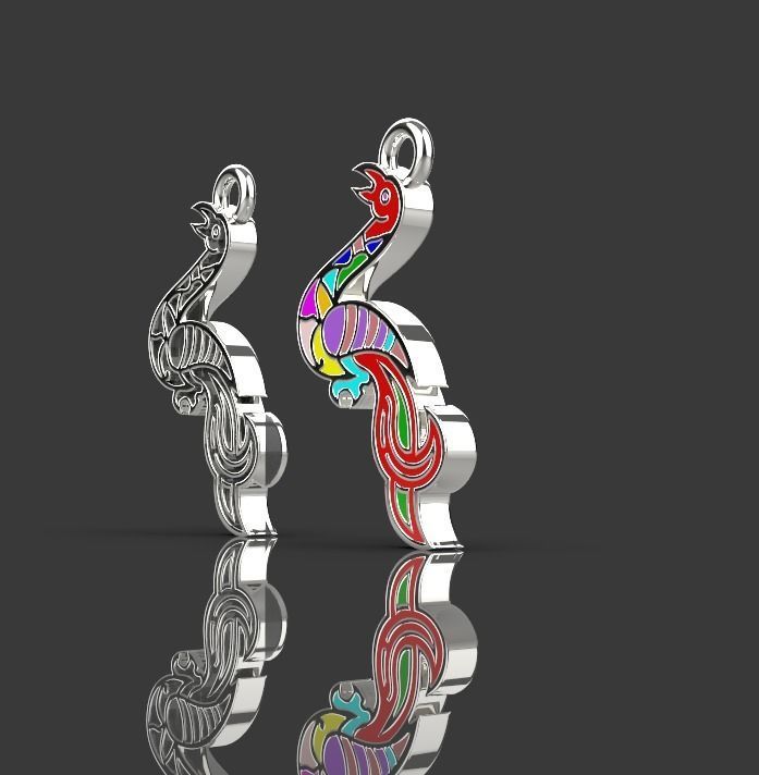 Armenian letters 3D print model_4