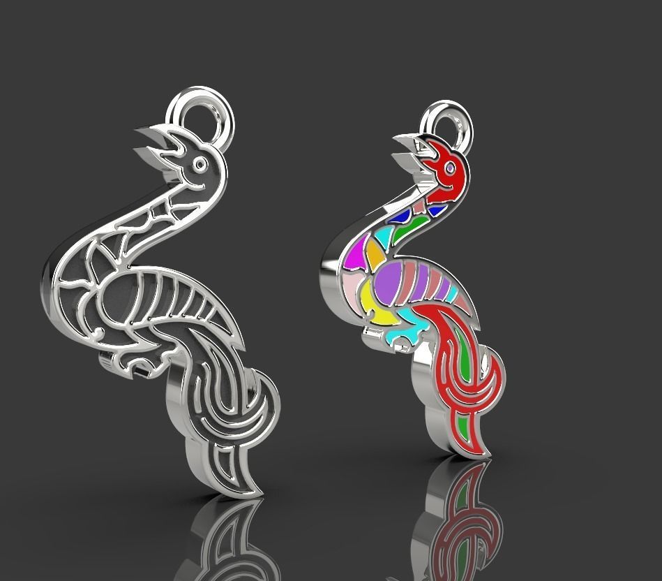 Armenian letters 3D print model_2