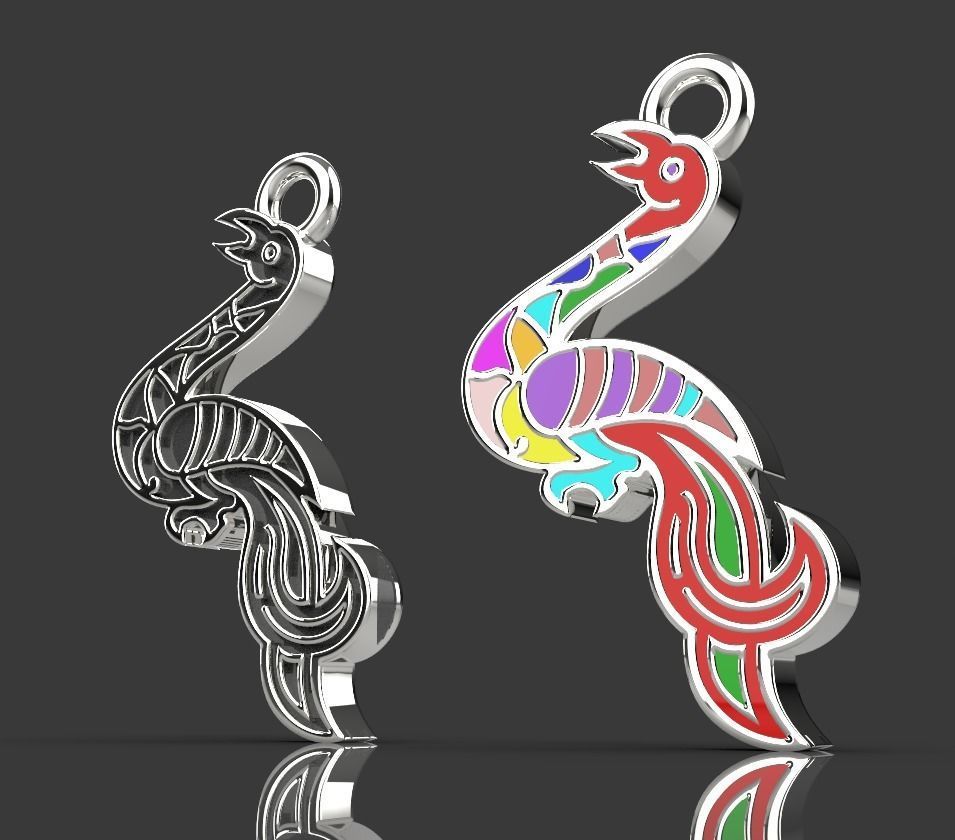 Armenian letters 3D print model_7