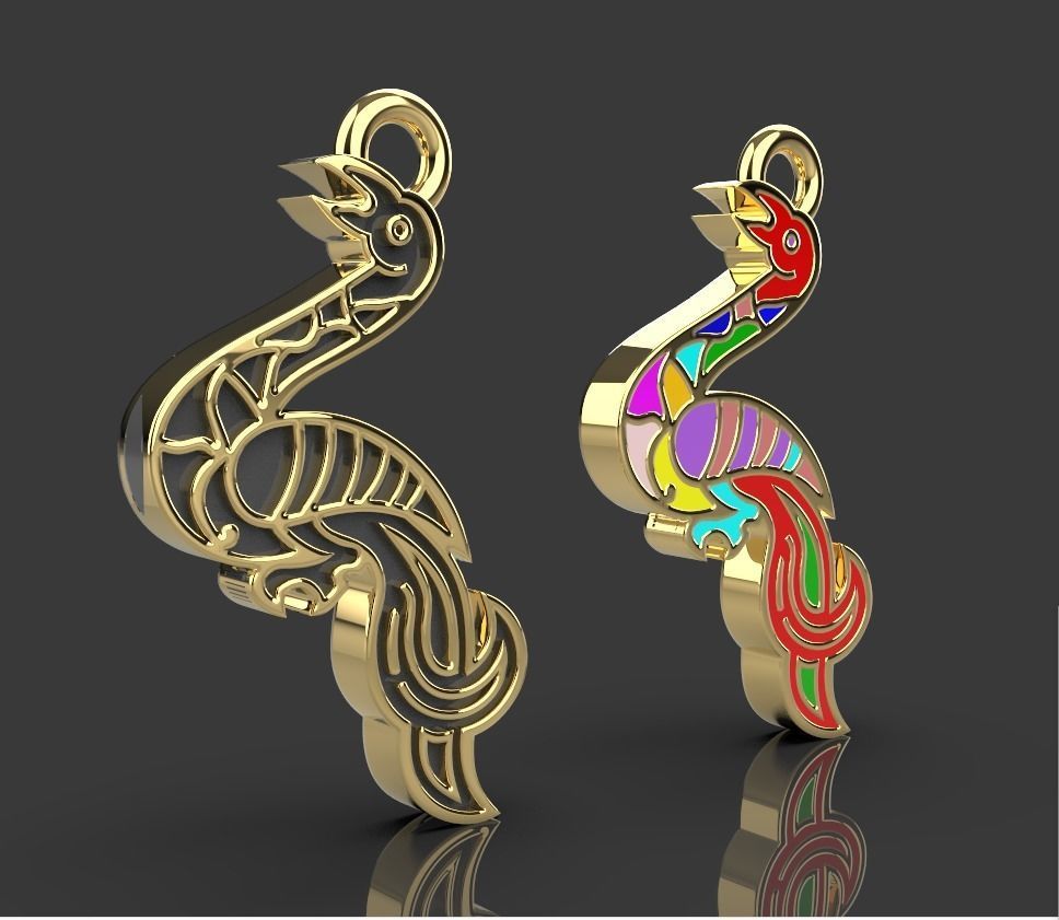 Armenian letters 3D print model_3