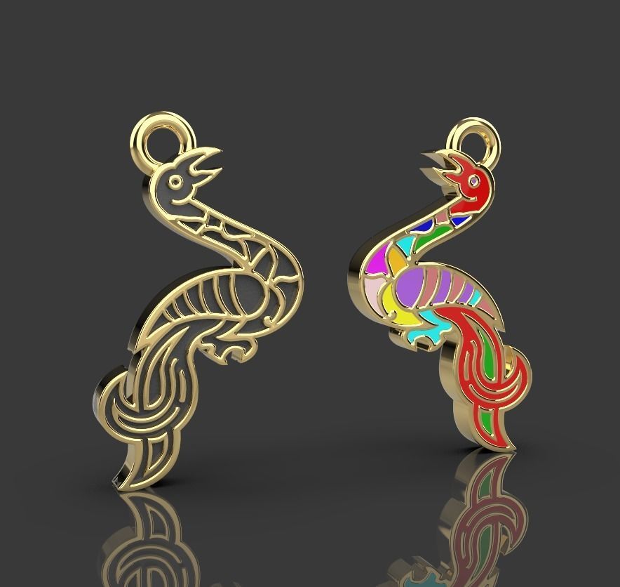 Armenian letters 3D print model_1