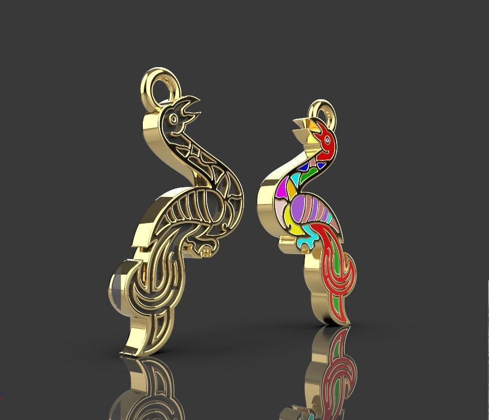 Armenian letters 3D print model_10