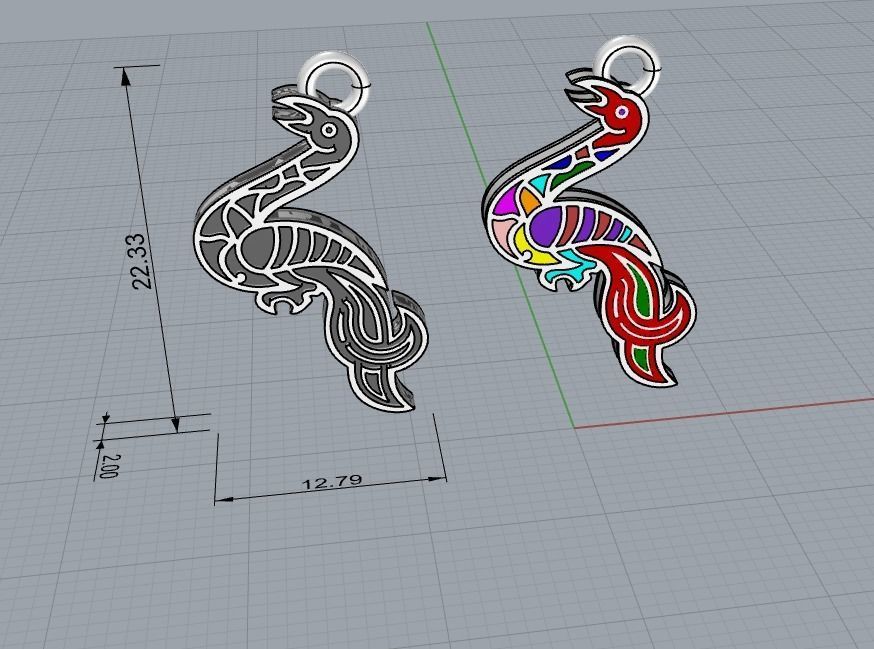 Armenian letters 3D print model_11