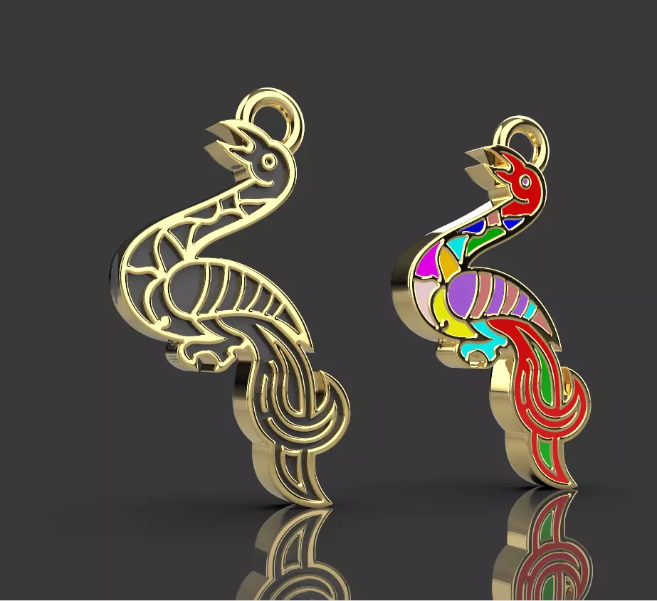 Armenian letters 3D print model_0