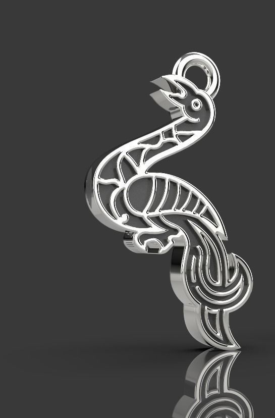 Armenian letters 3D print model_8