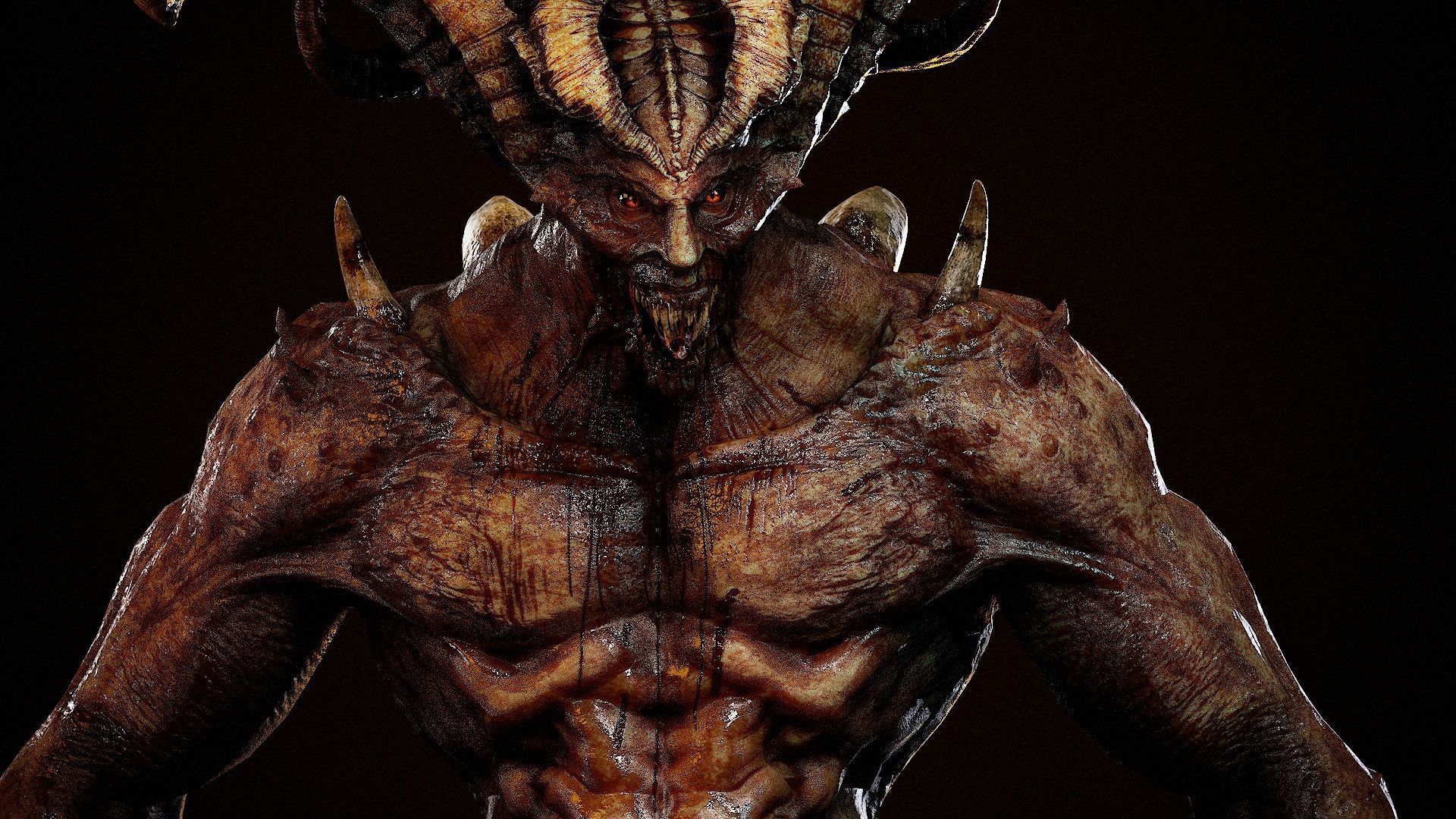 Demon lord Low-poly 3D model_12