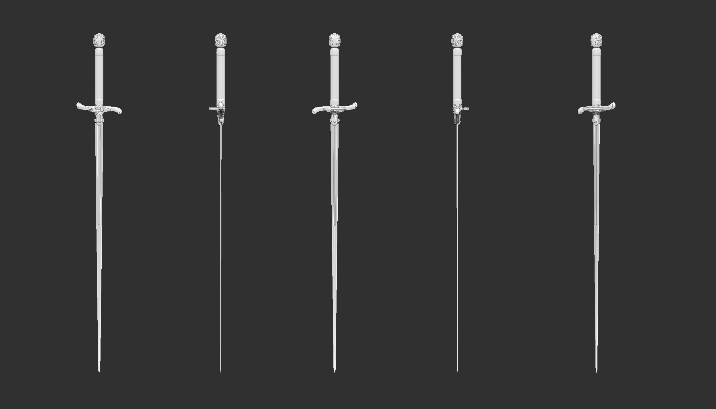 Arya Stark s Needle 3D print model_1