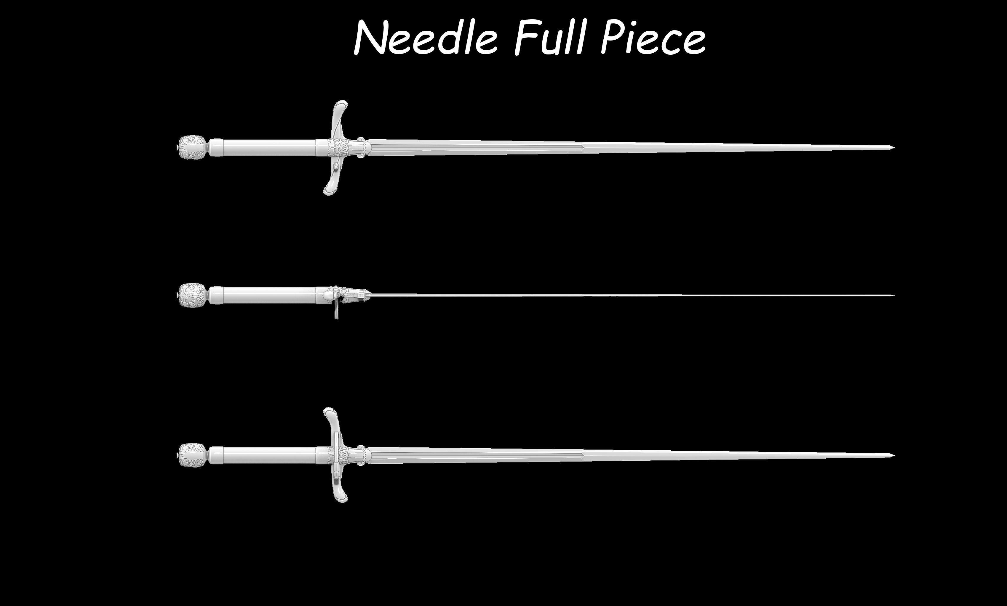 Arya Stark s Needle 3D print model_6