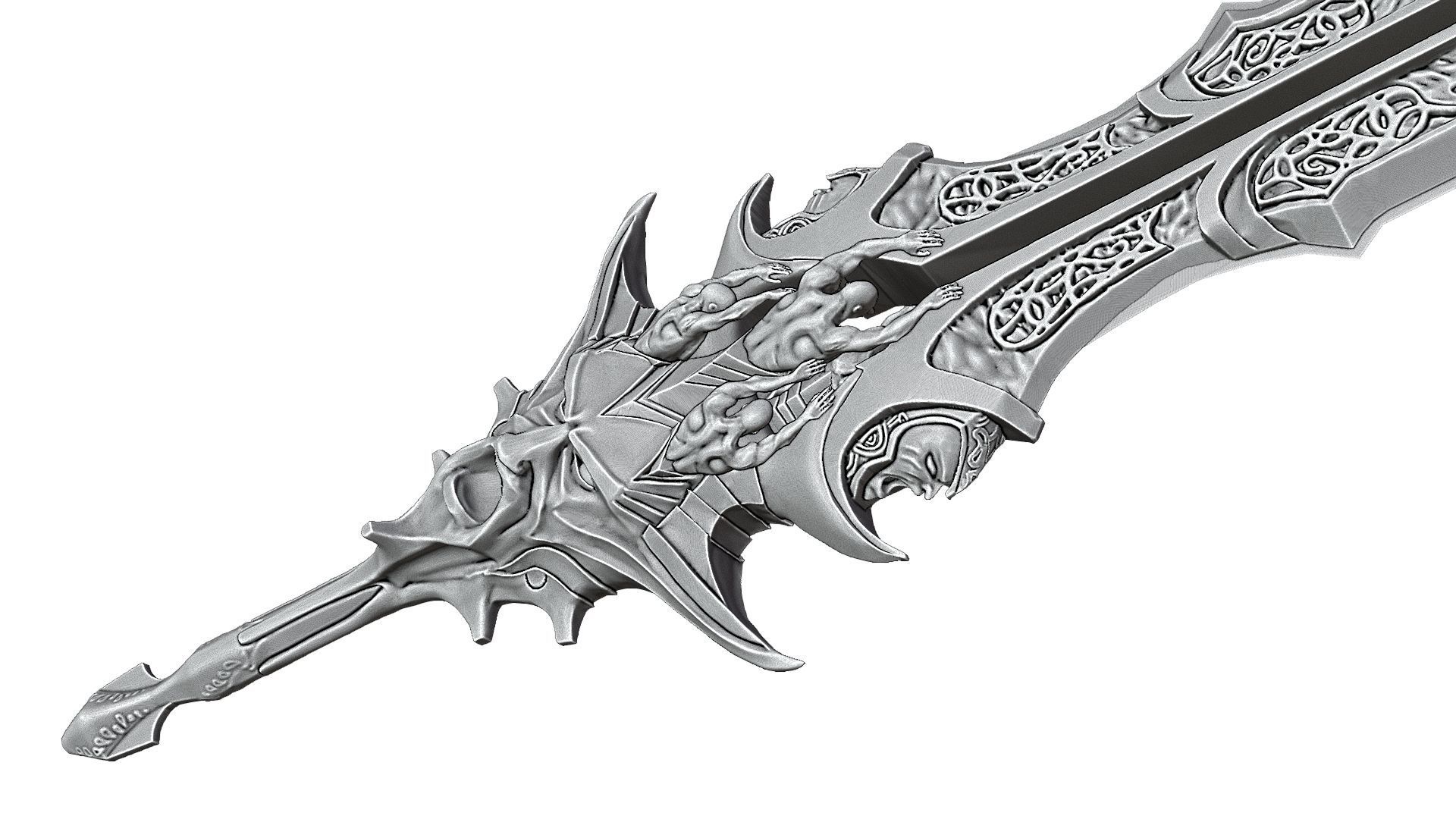 Blade Of Olympus God of war Ragnarok  Low-poly 3D model_14