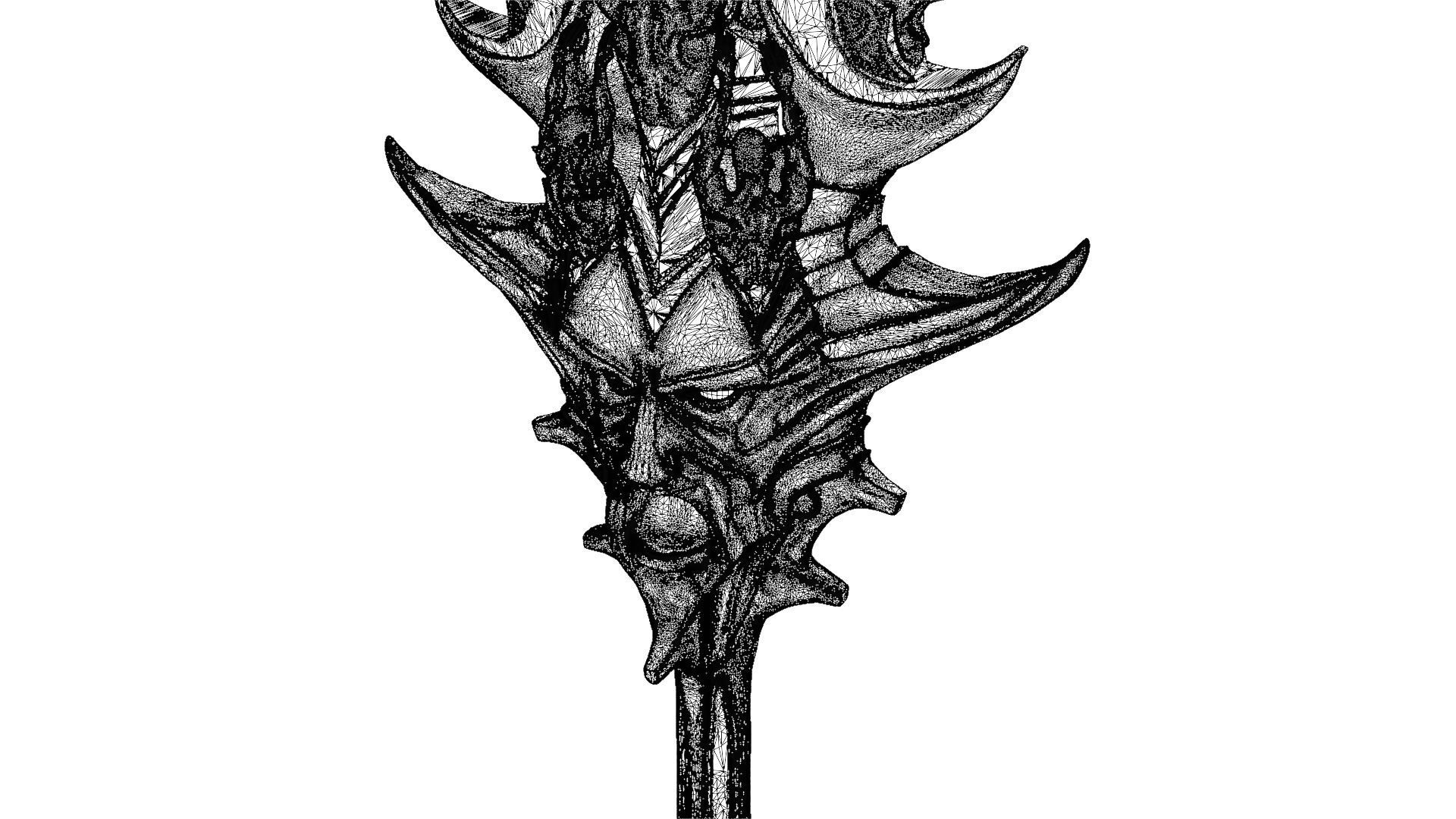 Blade Of Olympus God of war Ragnarok  Low-poly 3D model_23