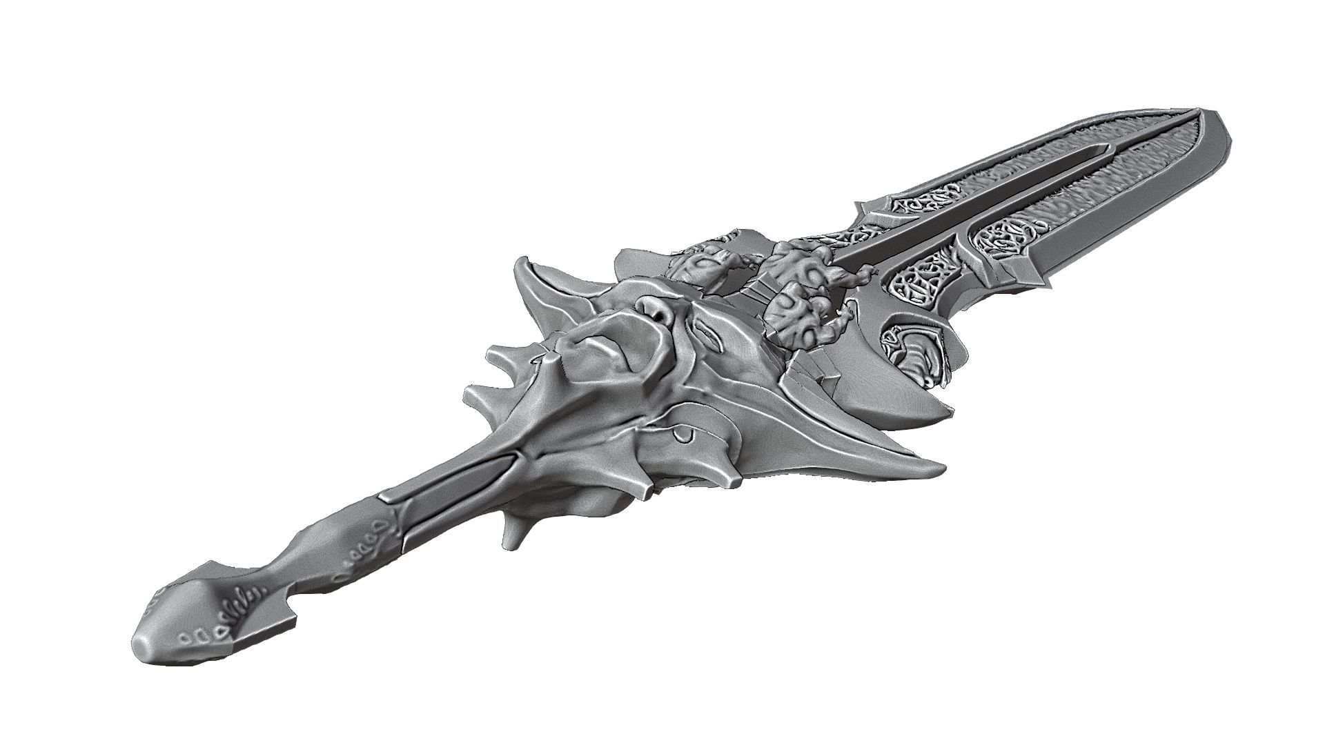 Blade Of Olympus God of war Ragnarok  Low-poly 3D model_11