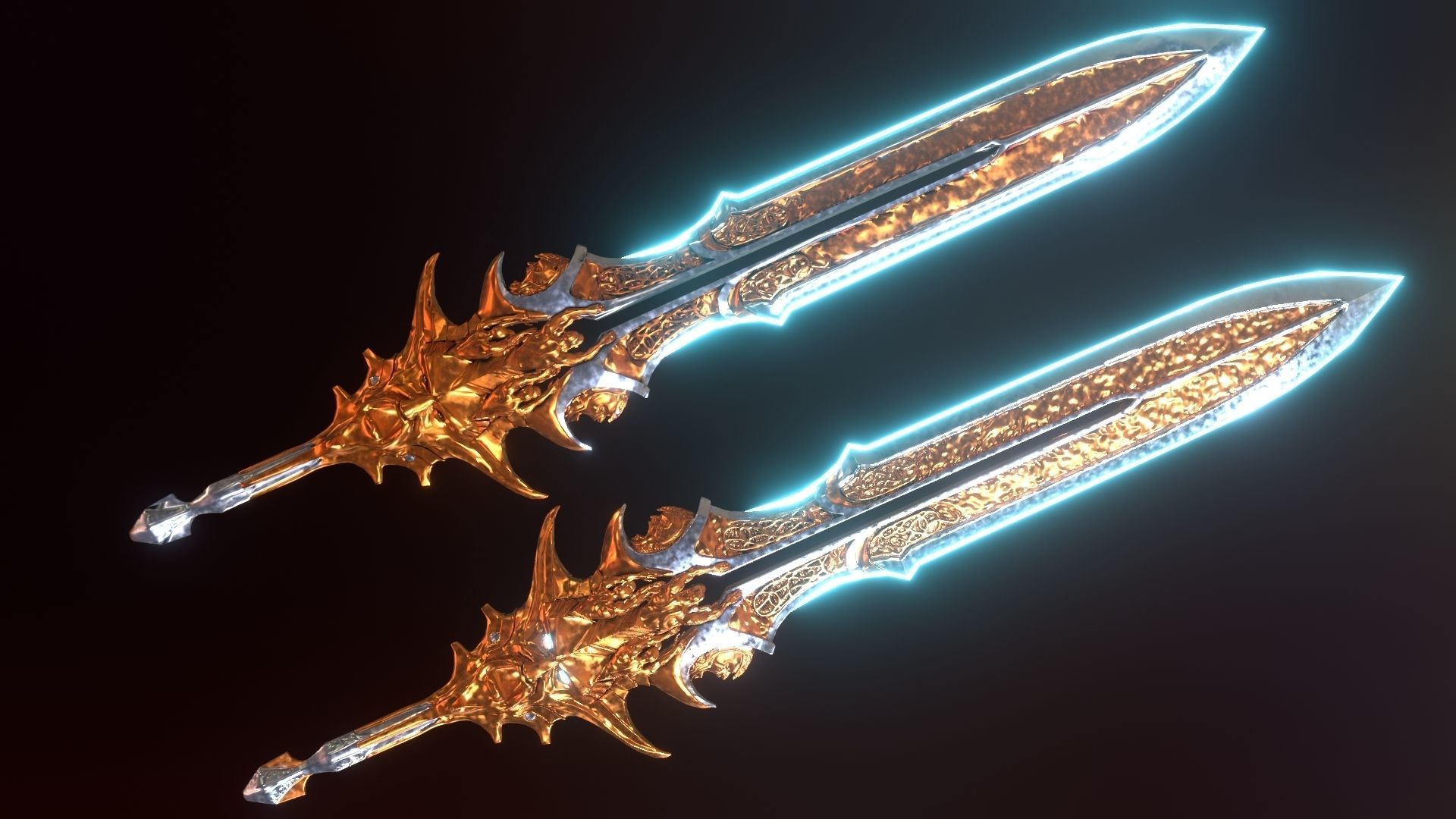 Blade Of Olympus God of war Ragnarok  Low-poly 3D model_31