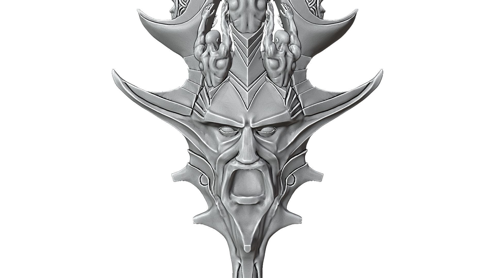 Blade Of Olympus God of war Ragnarok  Low-poly 3D model_20