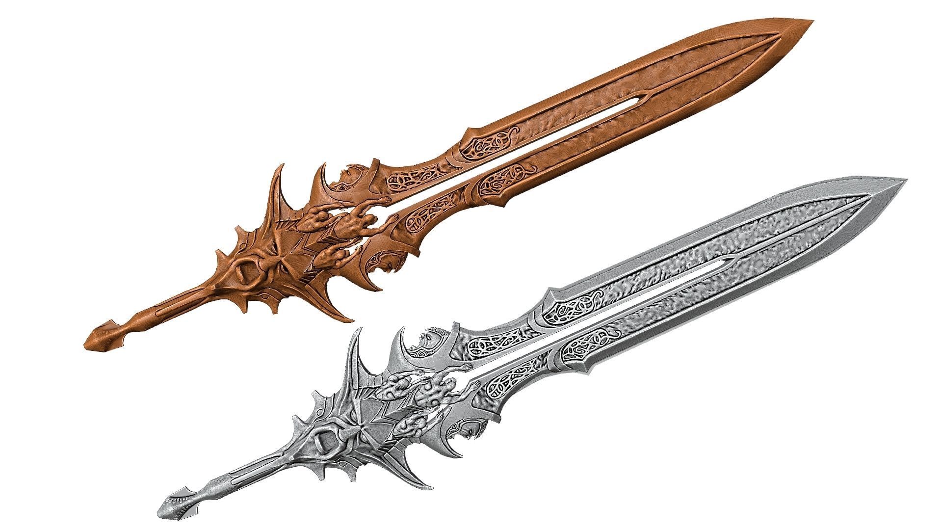 Blade Of Olympus God of war Ragnarok  Low-poly 3D model_33