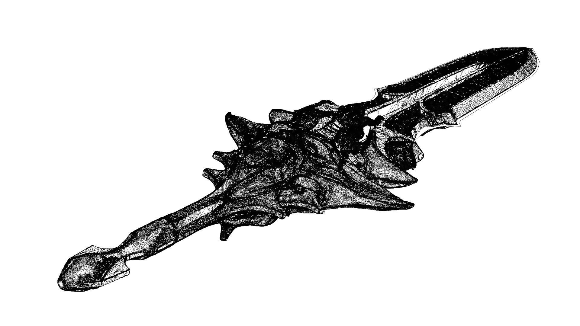 Blade Of Olympus God of war Ragnarok  Low-poly 3D model_25