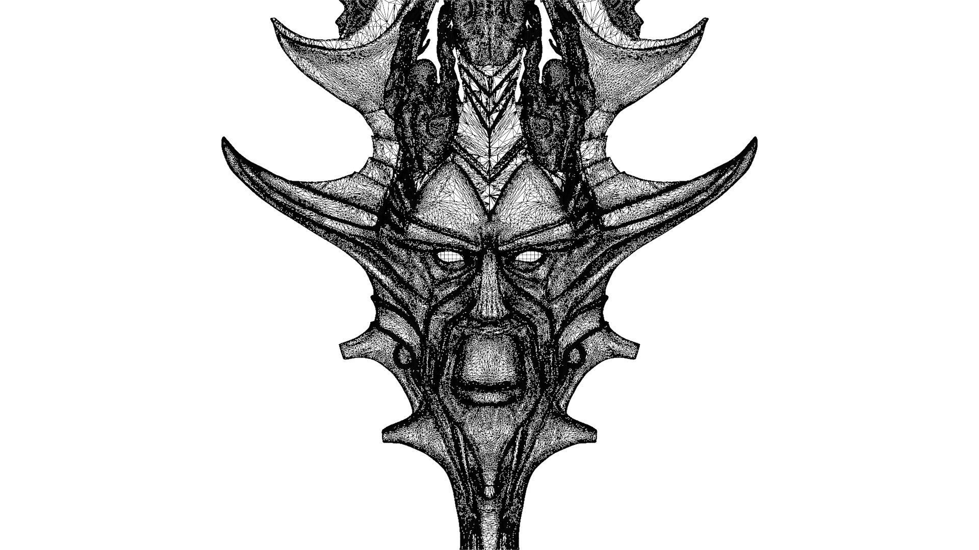 Blade Of Olympus God of war Ragnarok  Low-poly 3D model_29