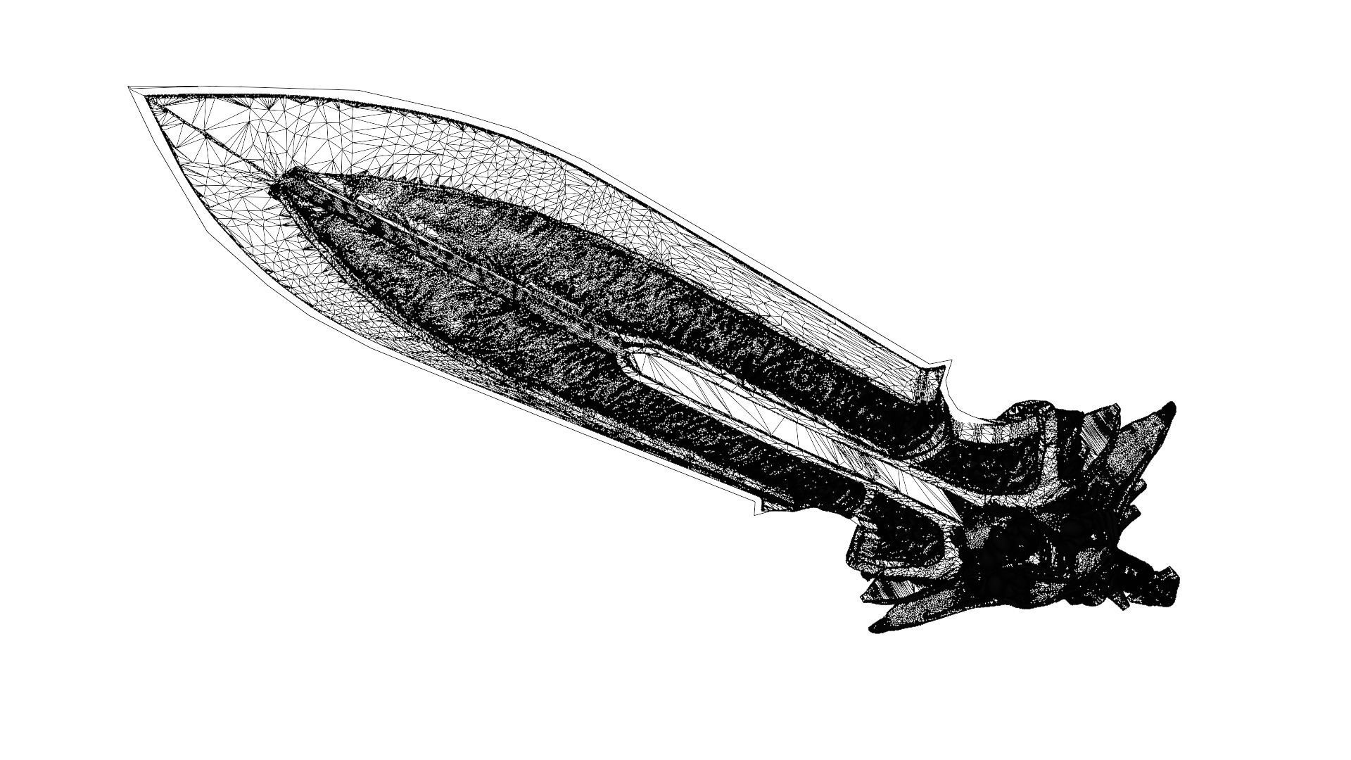 Blade Of Olympus God of war Ragnarok  Low-poly 3D model_30