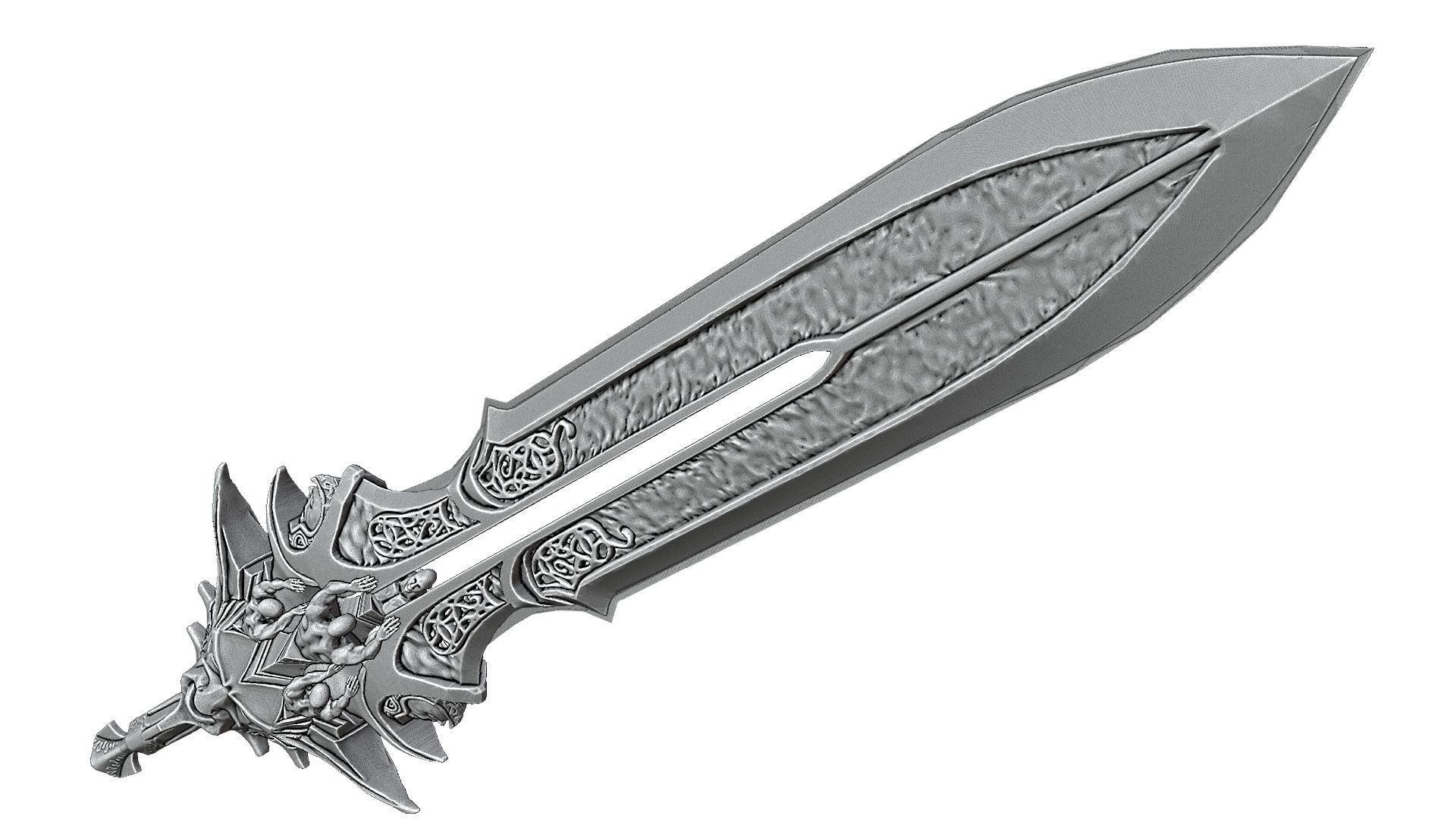 Blade Of Olympus God of war Ragnarok  Low-poly 3D model_15