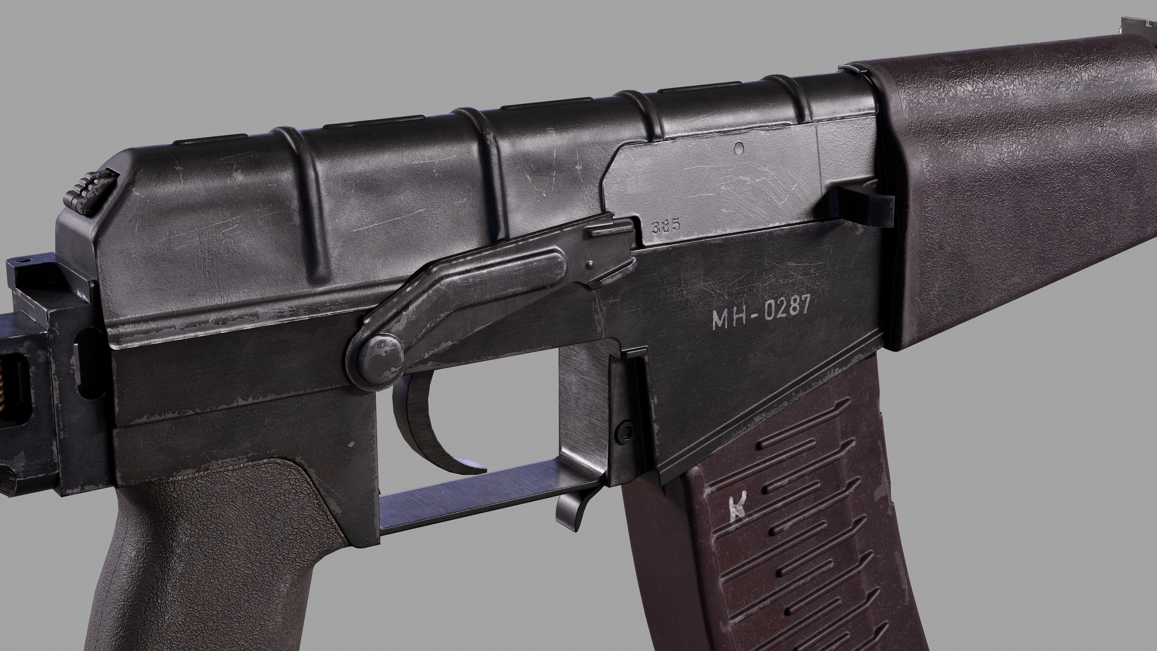 AS VAL Low-poly 3D model_6