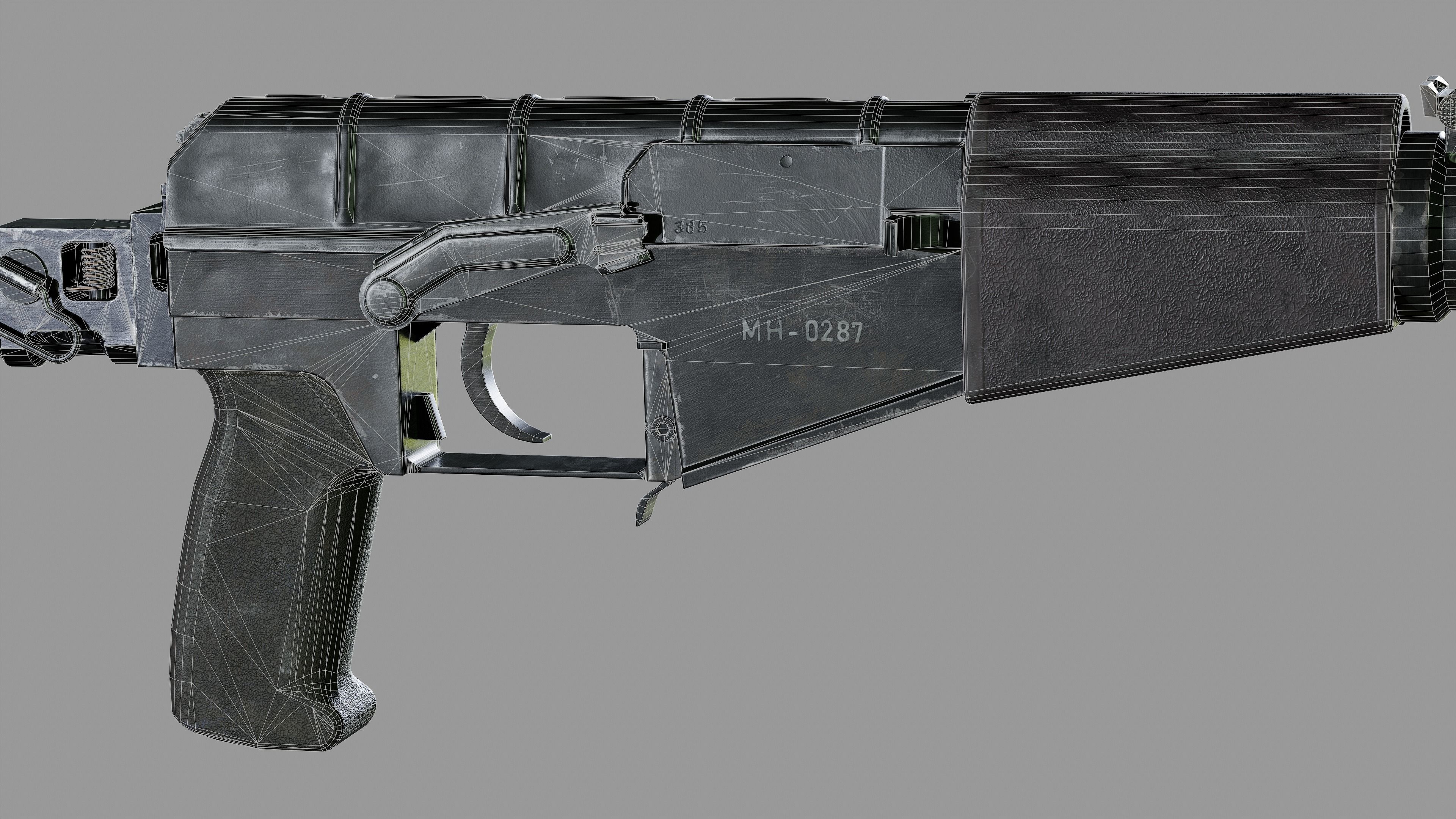 AS VAL Low-poly 3D model_17