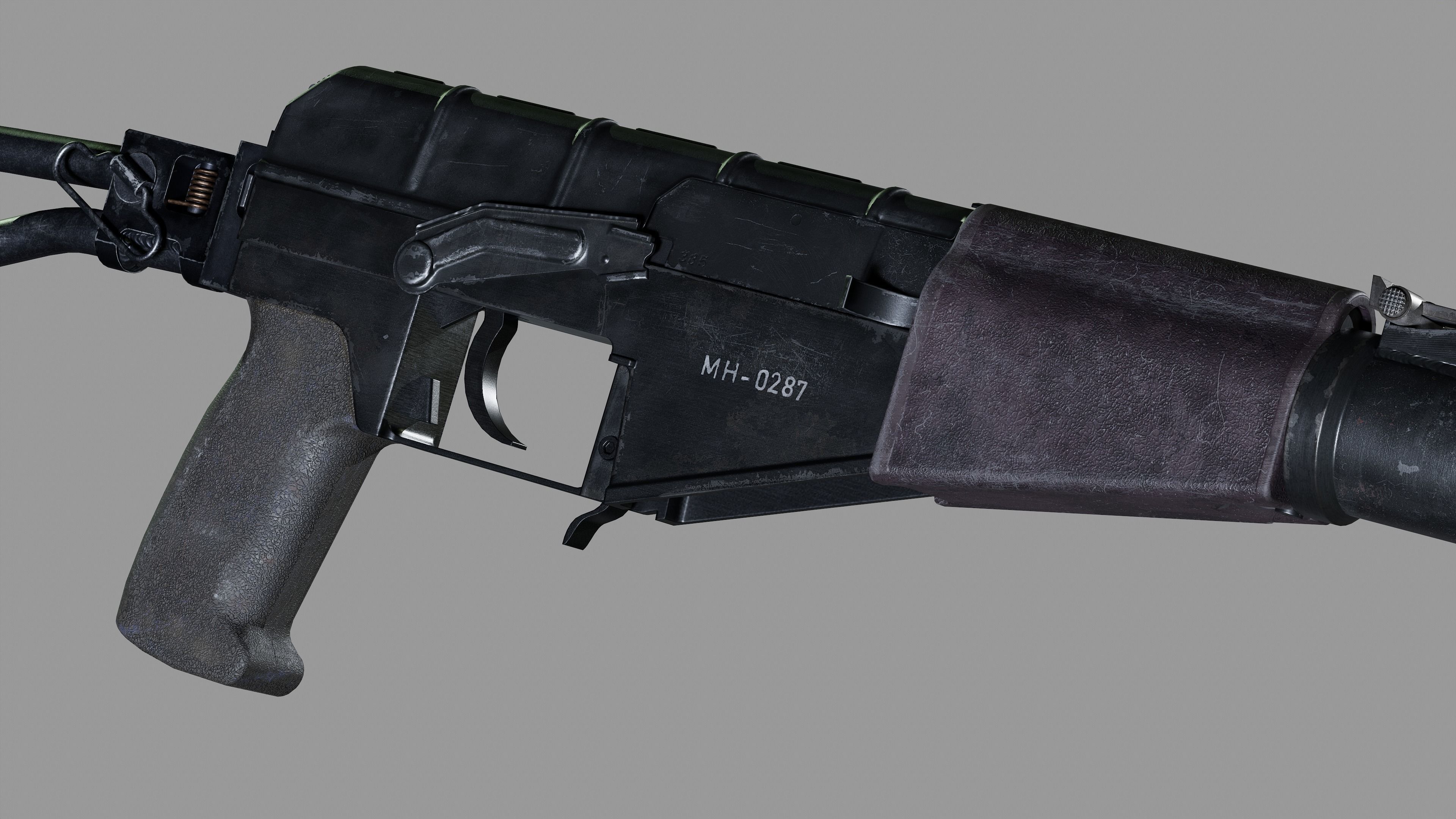 AS VAL Low-poly 3D model_16