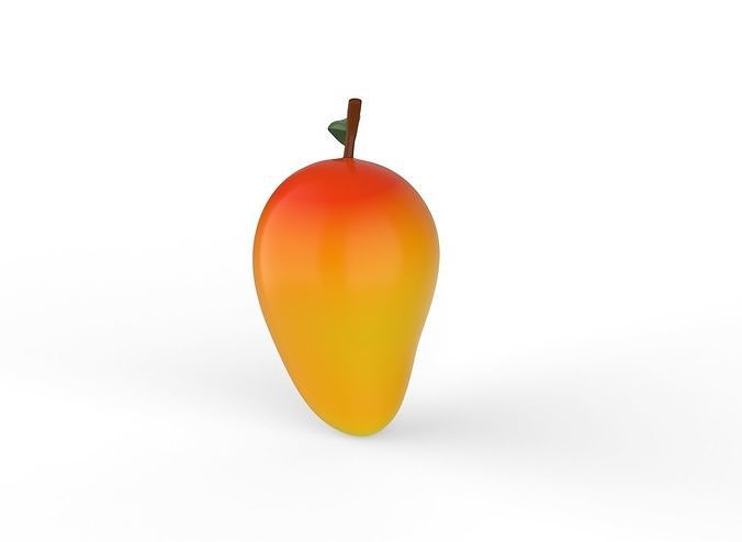 Prop27 Mango Fruit  Low-poly 3D model 3