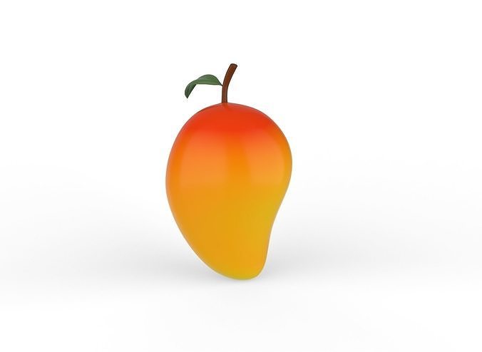 Prop27 Mango Fruit  Low-poly 3D model 2