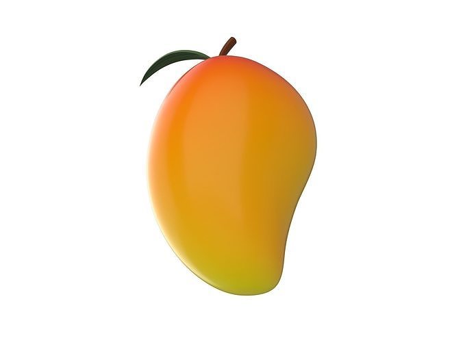 Prop27 Mango Fruit  Low-poly 3D model 7