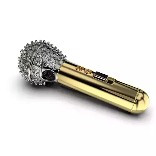 MICROPHONE  pendant 043ct STL Printable jewelry