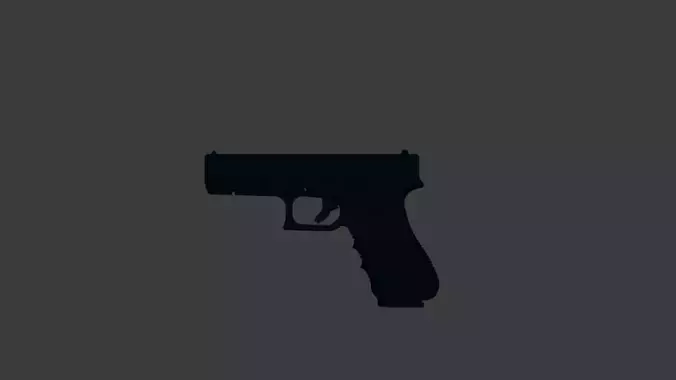 glock 17 from roblox studio Free 3D model