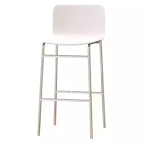 STRUT BAR STOOL WHITE