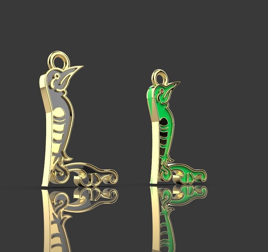 Armenian letters 3D print model_2