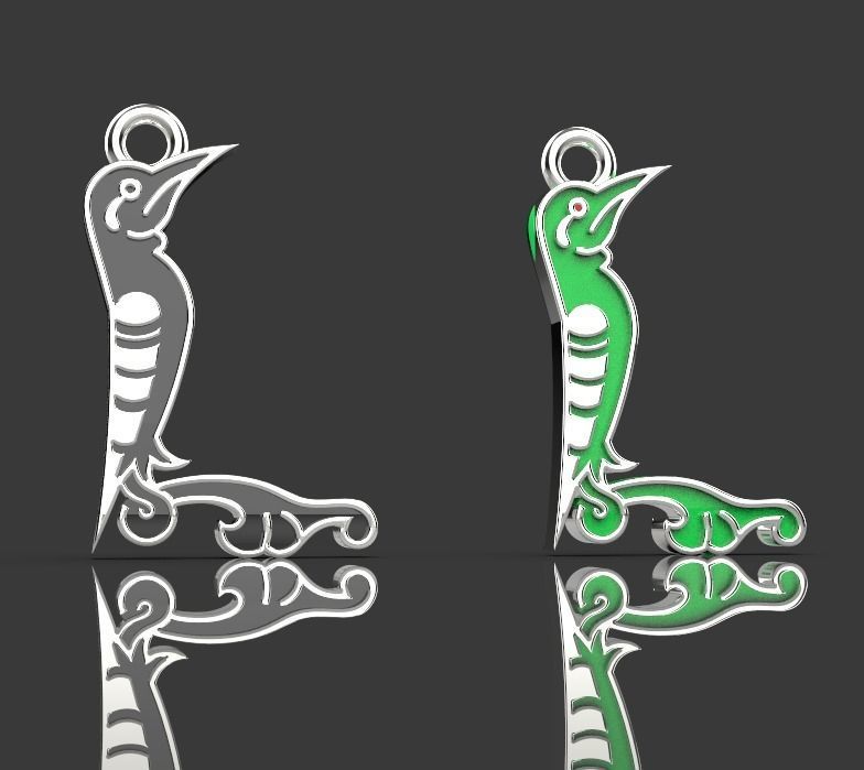 Armenian letters 3D print model_5