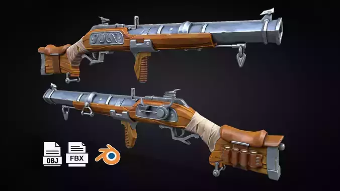 Stylized Blunderbuss musket