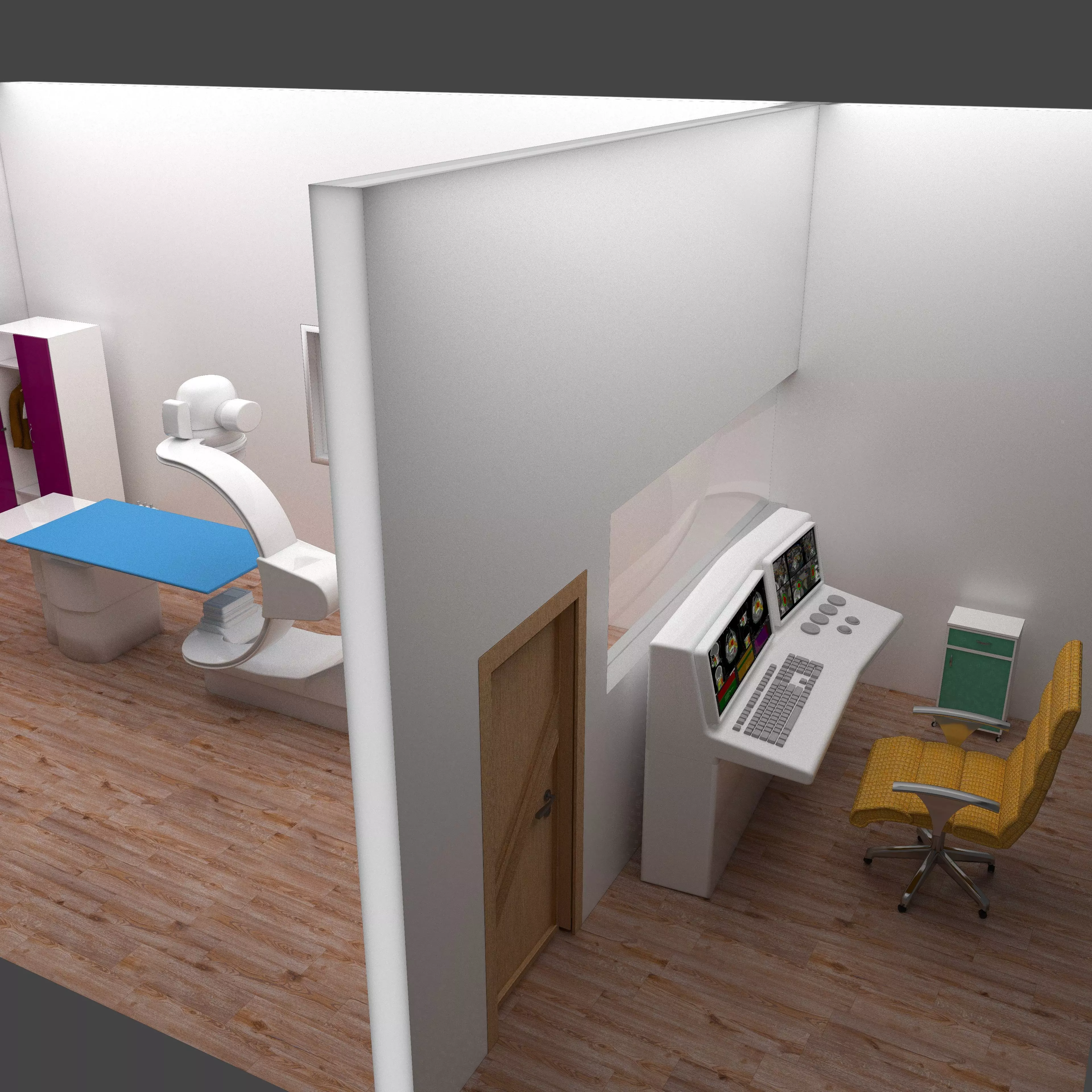 Radiotherapy Unit 4K 3D model_0